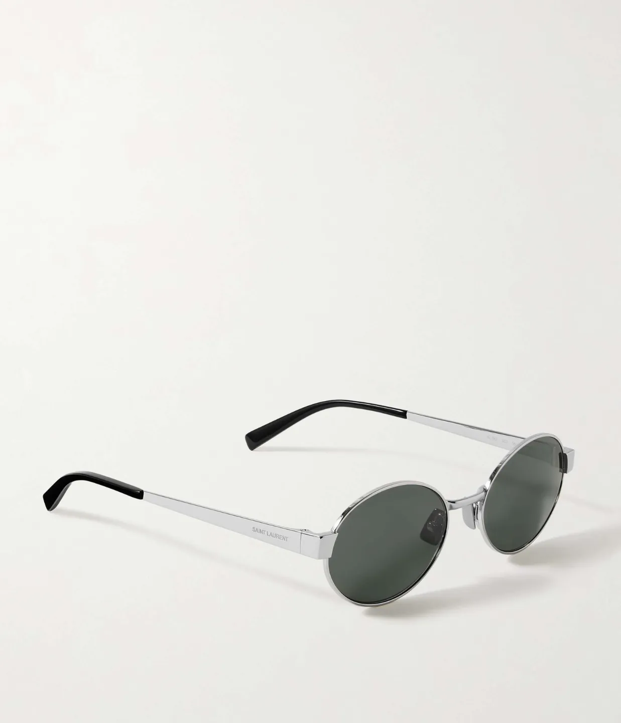 Round Metal Frame Sunglasses in Silver