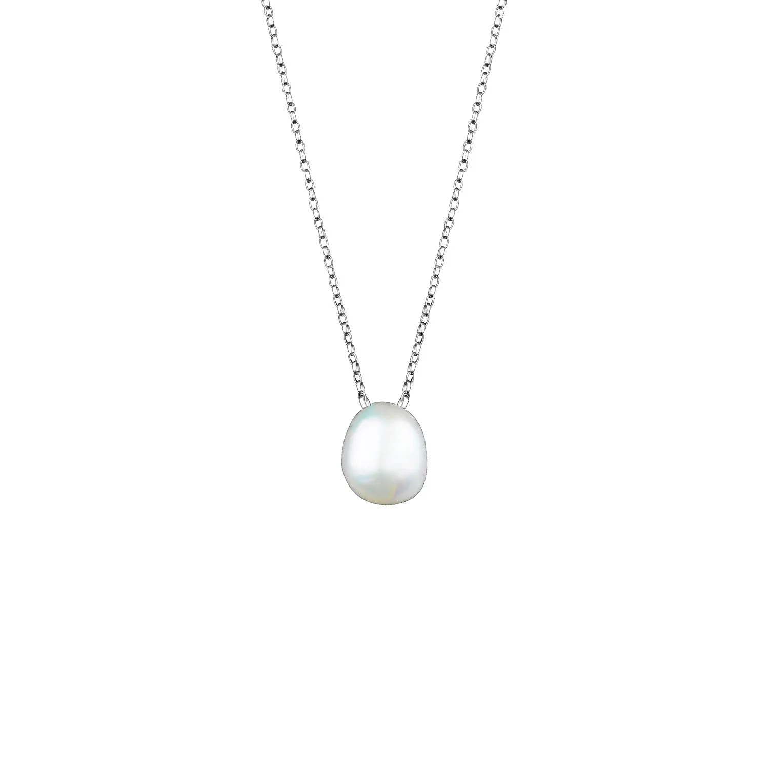 Silver Moonlight Pearl Pendant