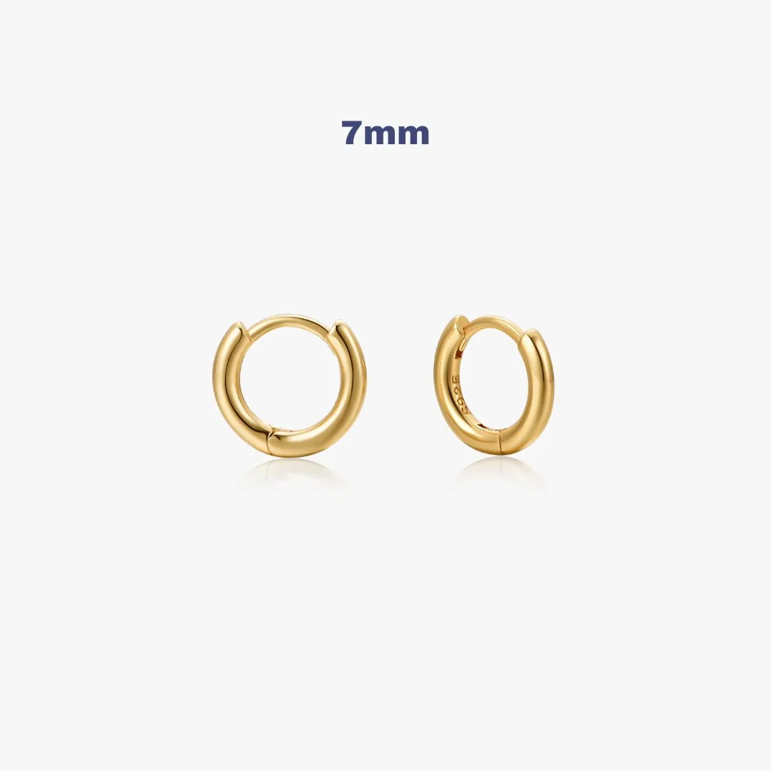 Simple Huggies in Gold