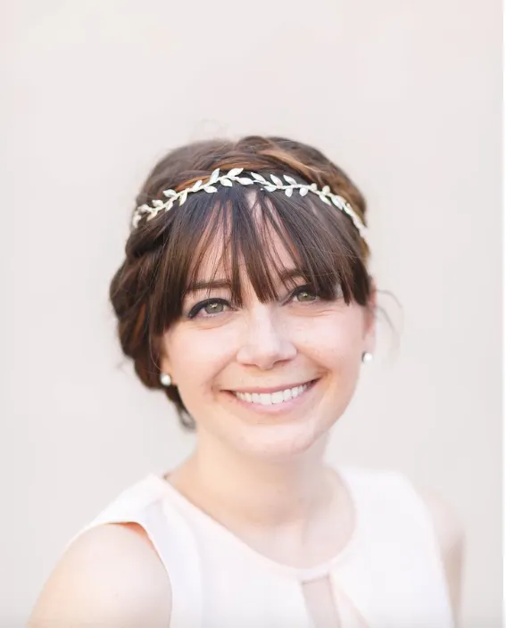Simple Leaf Vine Bridal Circlet