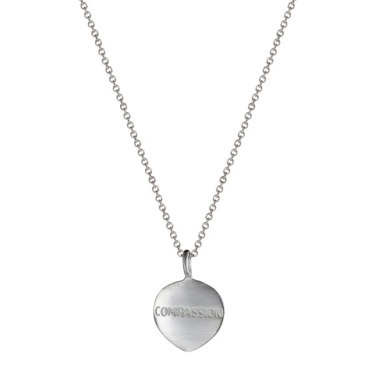 Sterling Silver Compassion Petal Pendant