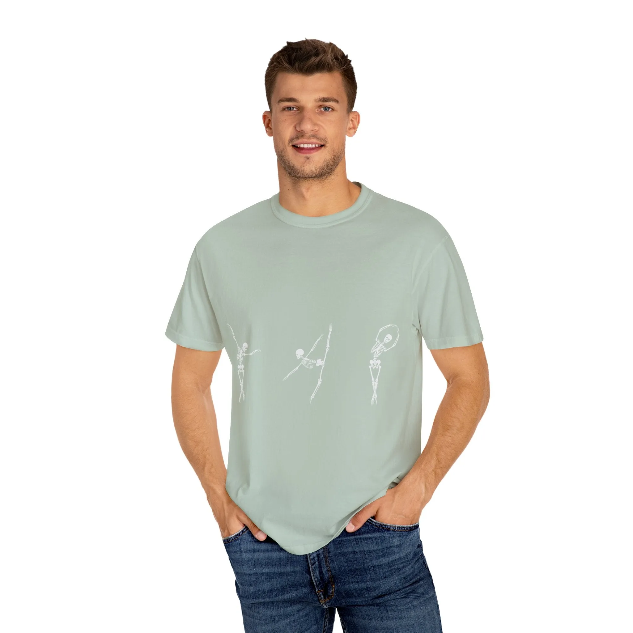 T-shirt Skelmen Garment-Dyed