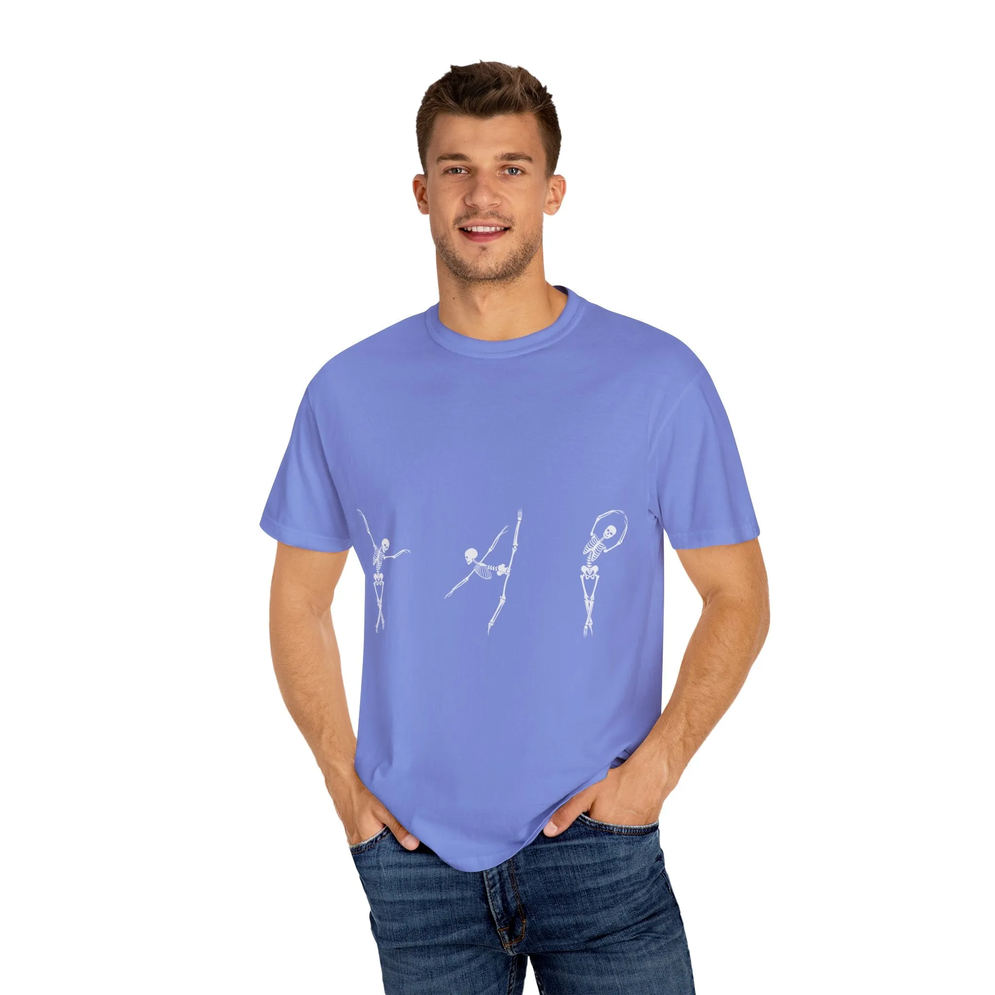 T-shirt Skelmen Garment-Dyed
