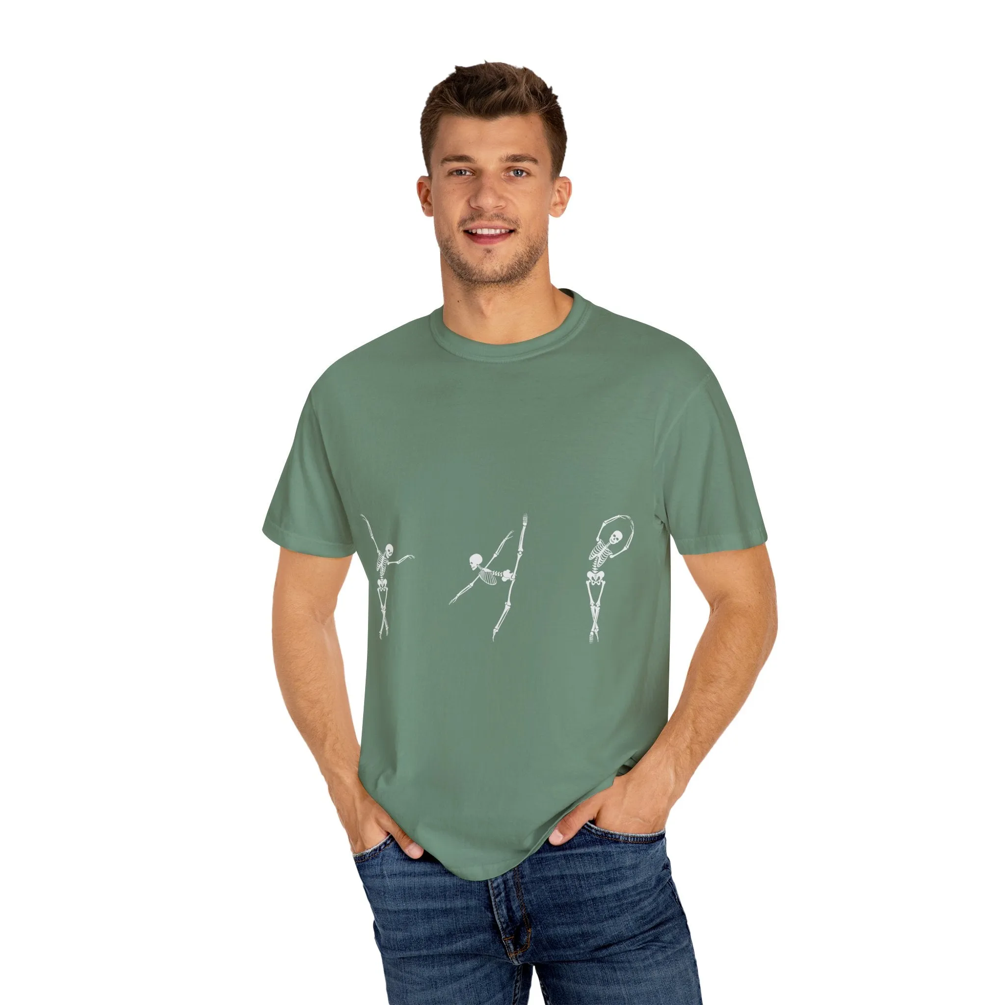 T-shirt Skelmen Garment-Dyed