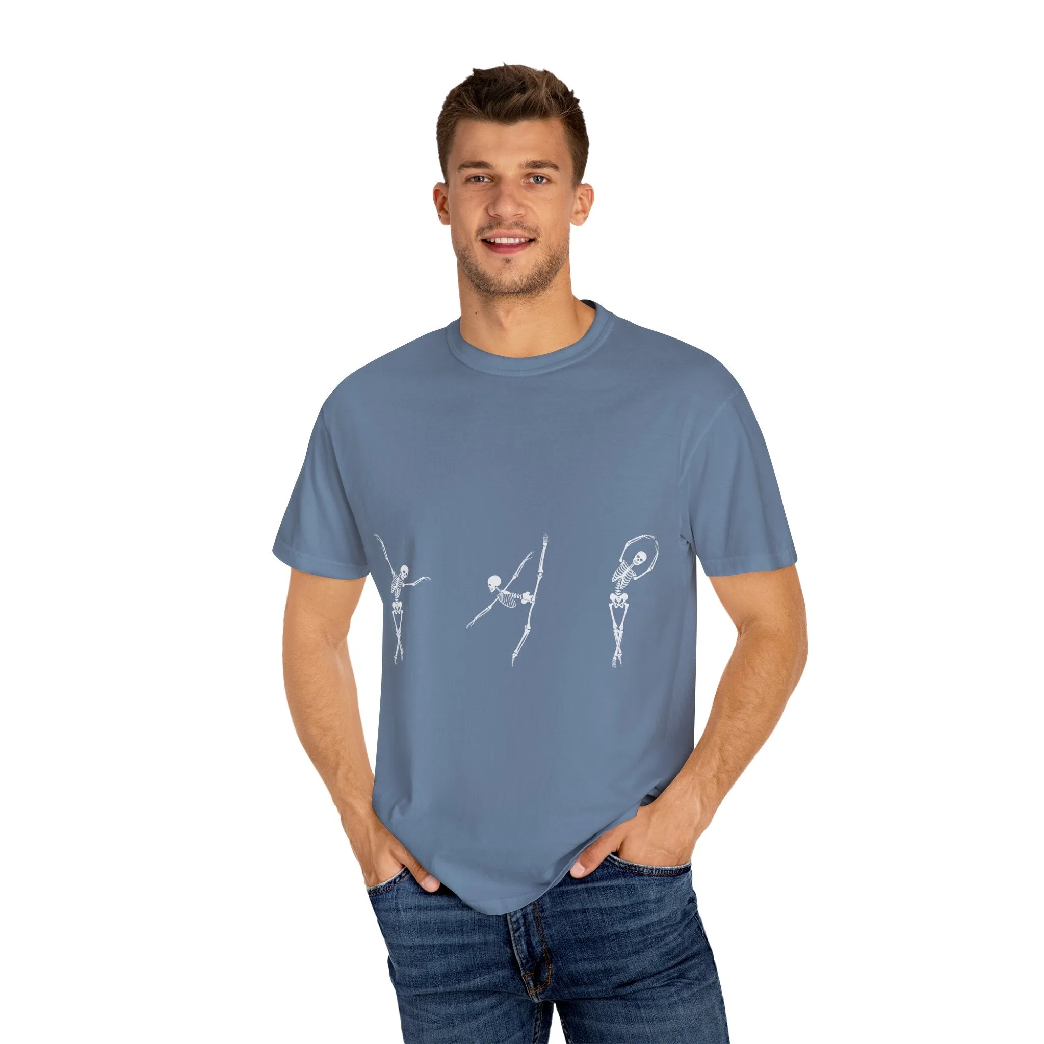T-shirt Skelmen Garment-Dyed