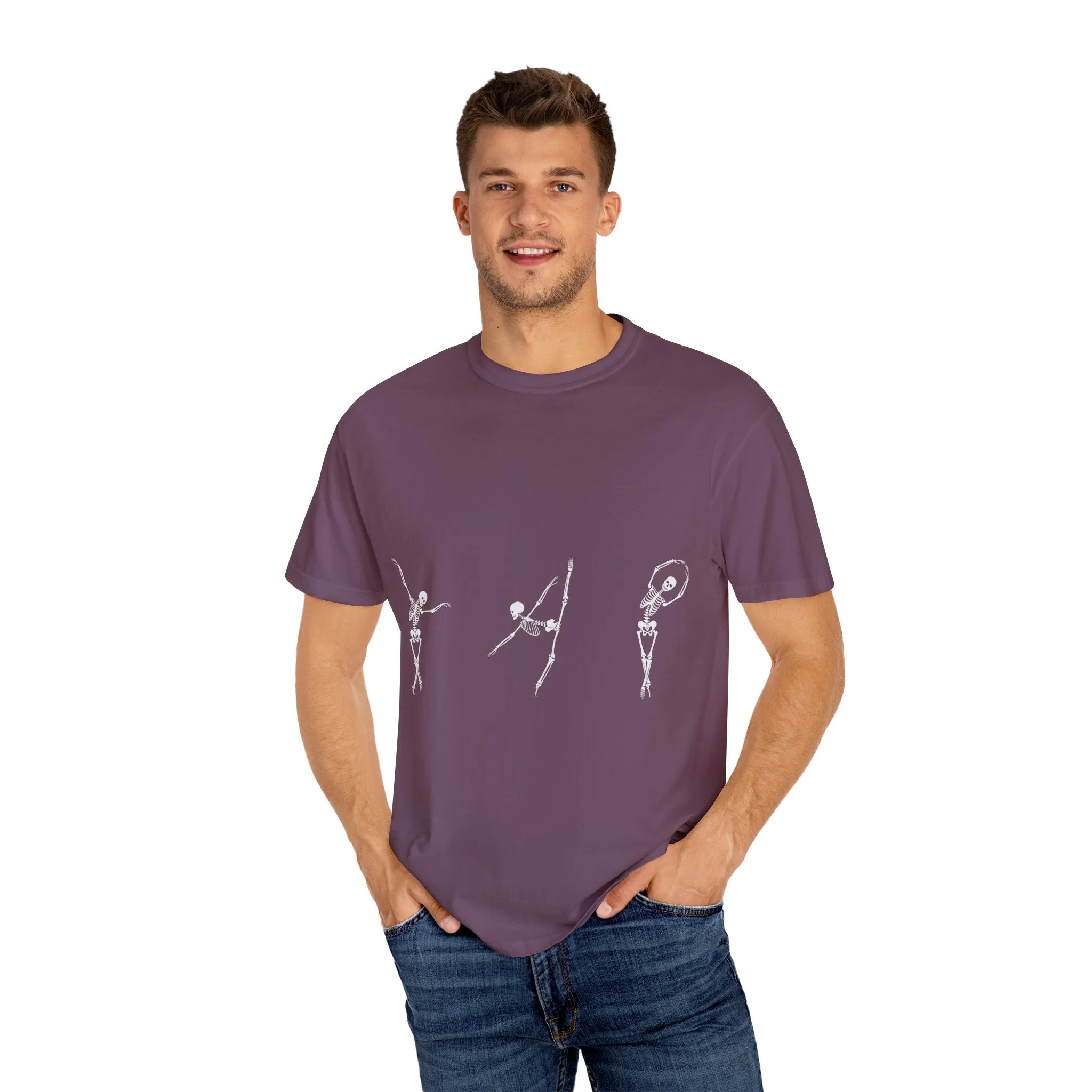 T-shirt Skelmen Garment-Dyed