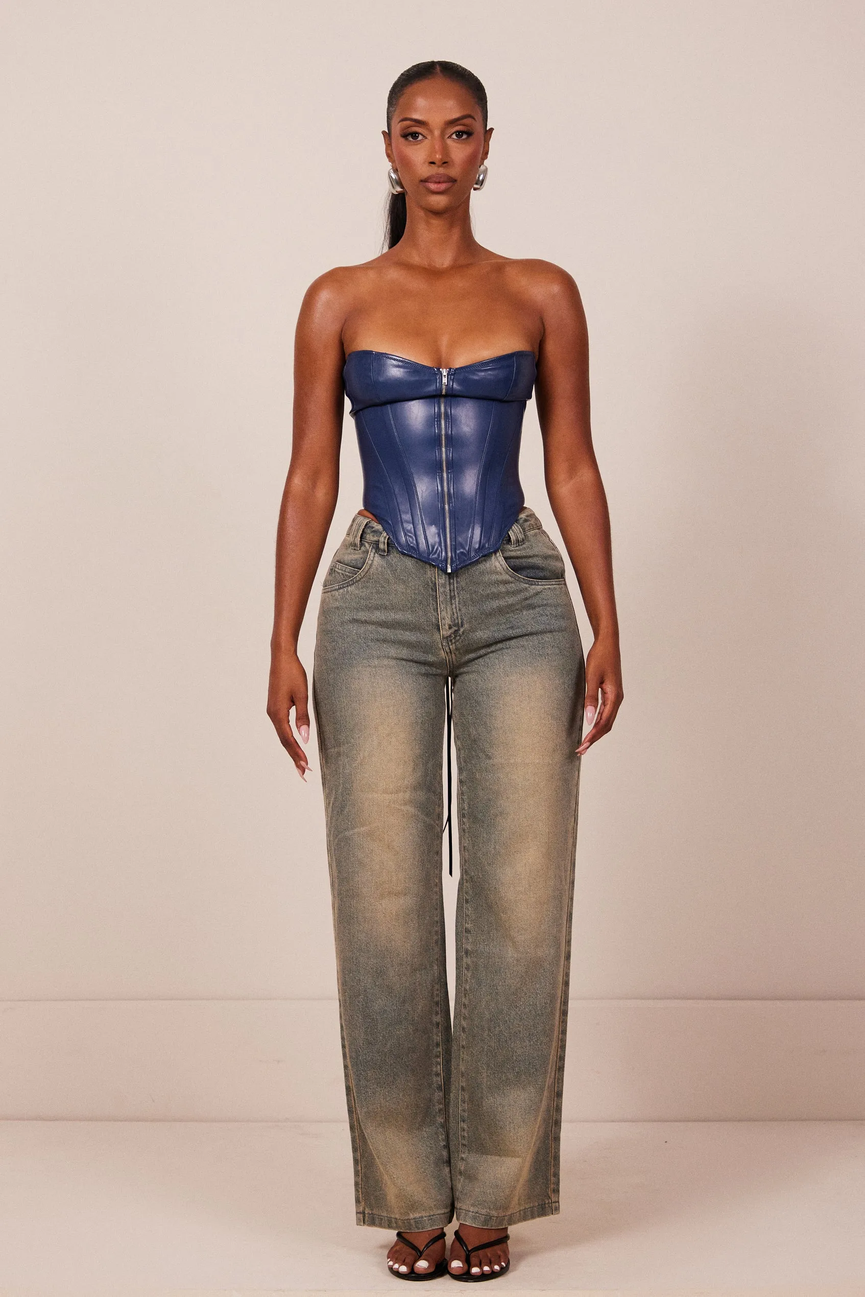 The Cinch Corset - Navy