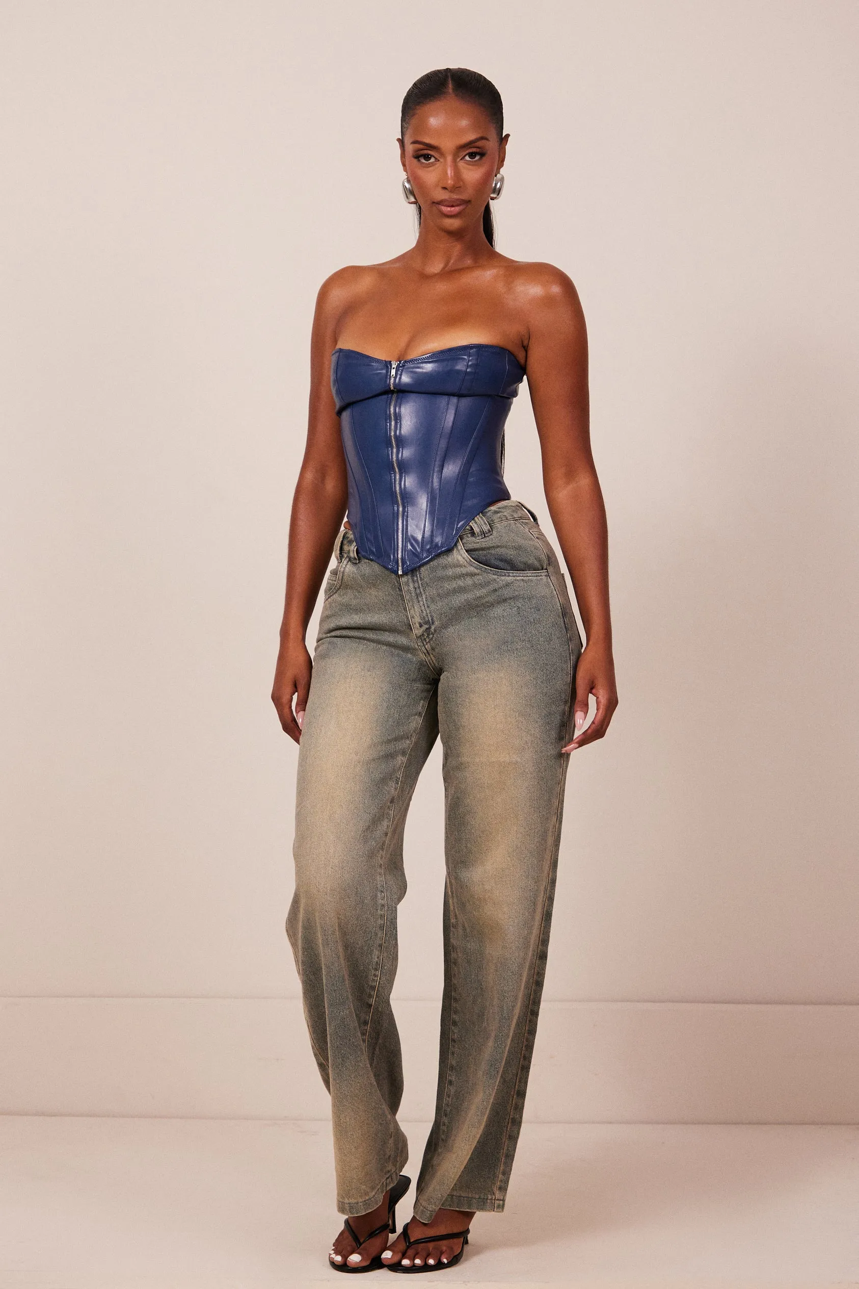 The Cinch Corset - Navy