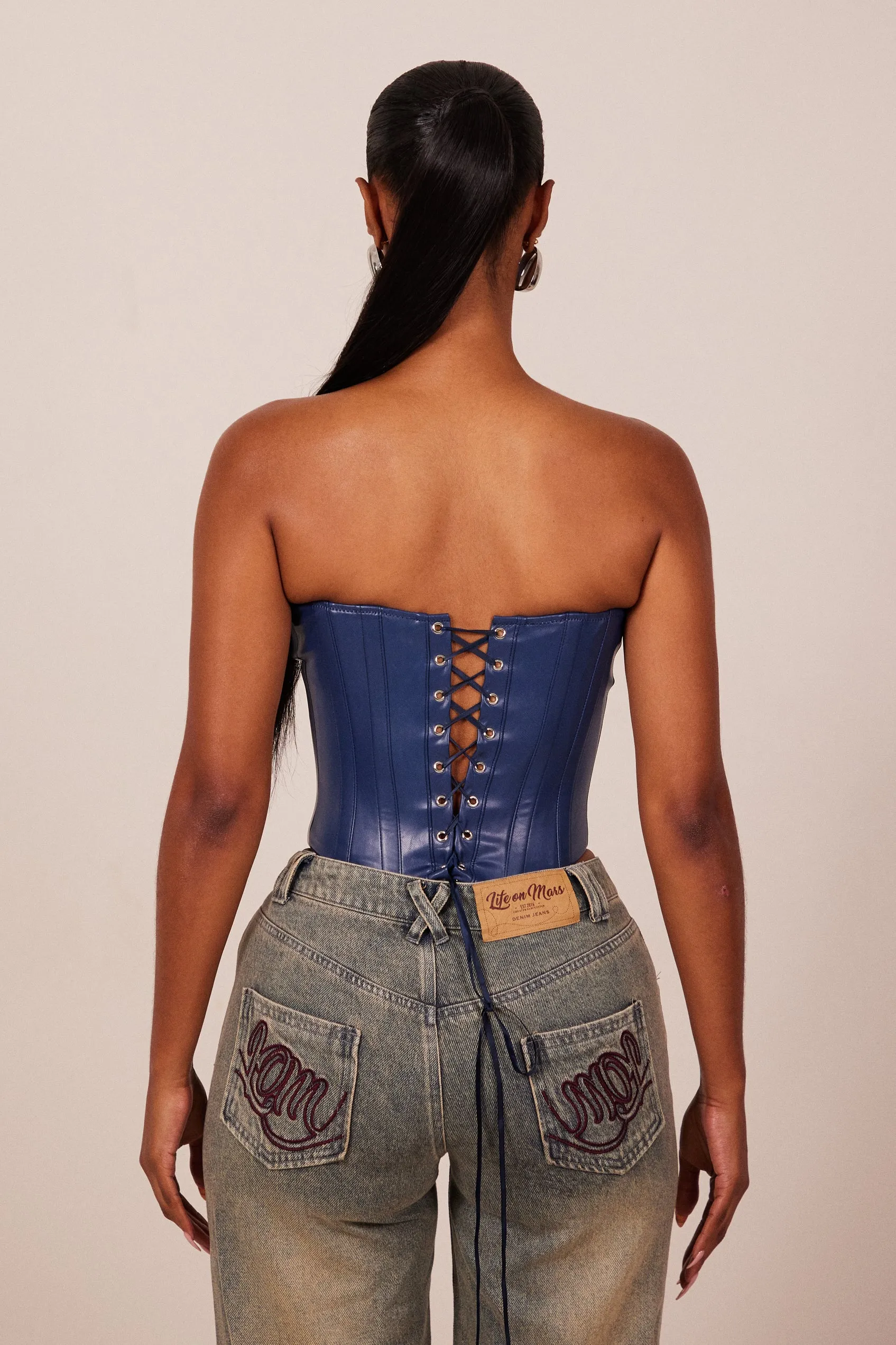 The Cinch Corset - Navy