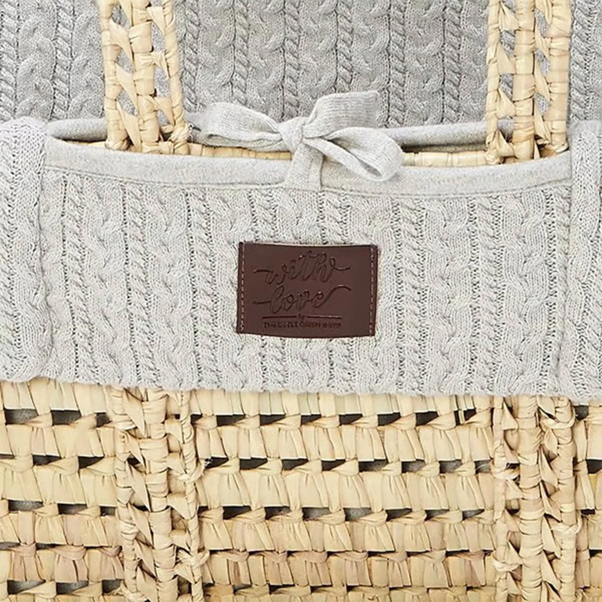 The Little Green Sheep Moses Basket, Mattress & Stand Bundle