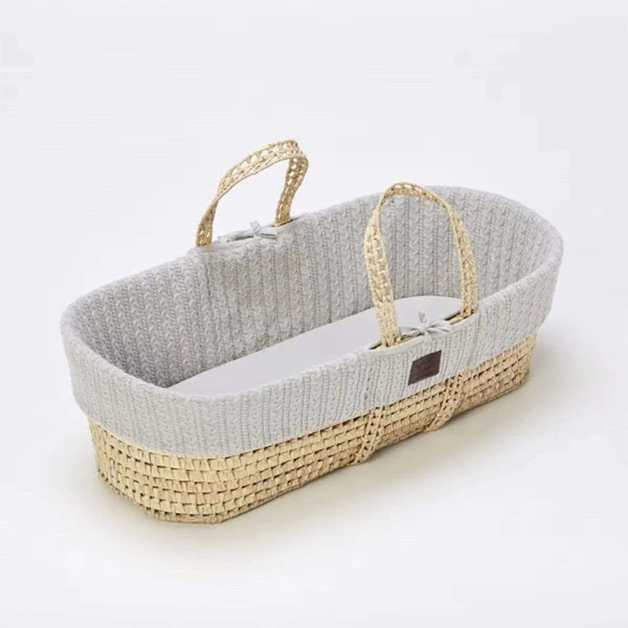 The Little Green Sheep Moses Basket, Mattress & Stand Bundle