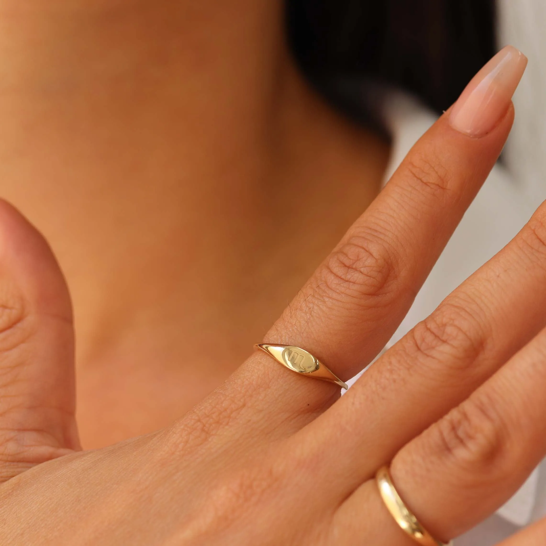 Thin Signet Ring