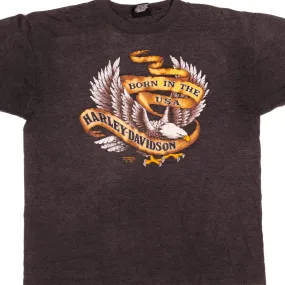 VINTAGE 3D EMBLEM HARLEY DAVIDSON TEE SHIRT 1990 SIZE XL MADE IN USA