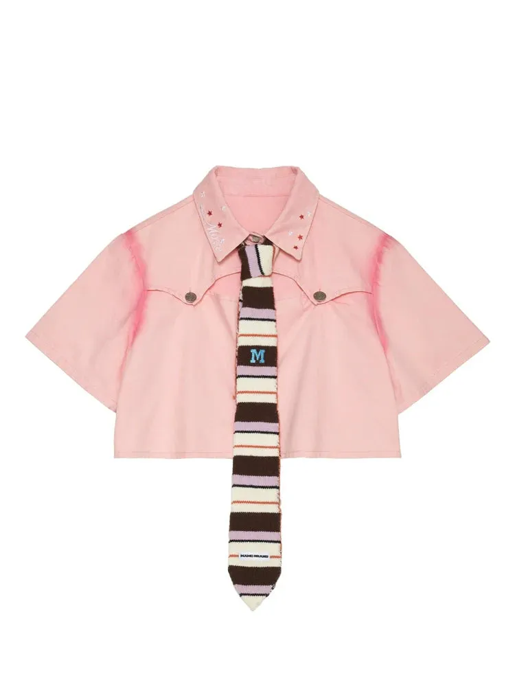 Wash American Shirt Retro Denim