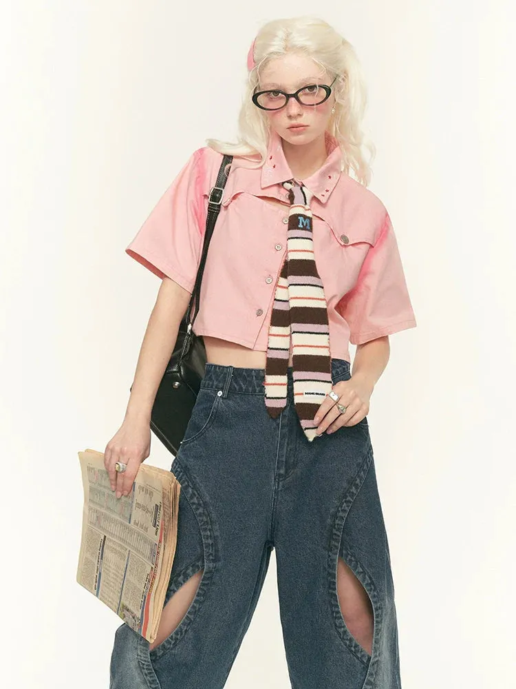 Wash American Shirt Retro Denim