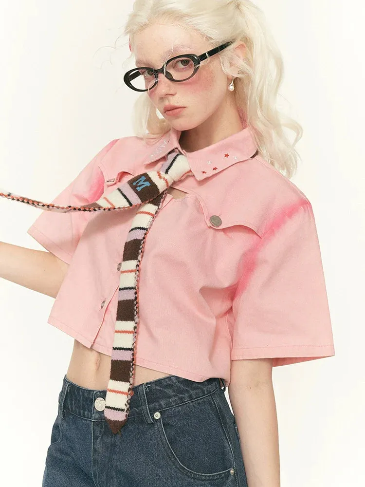 Wash American Shirt Retro Denim